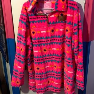 Aztec Sherpa Pullover